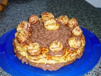 Rezept: Windbeutel Sahne Torte Windbeutel Sahne Torte - Rezept