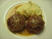 "Fleischloabalen" mit Kartoffelpüree - Rezept
