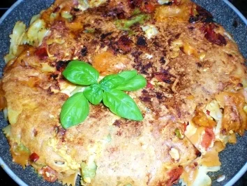 Rezept: NUDELN: Nudel-Tortilla Bild Nr. 5 NUDELN: Nudel-Tortilla - Rezept - Bild Nr. 5