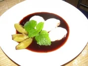 Zwetschgenspiegel mit Vanillejoghurtmouse - Rezept