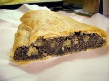 Mehlspeisen: Mohn-Apfel-Verstrudelung - Rezept