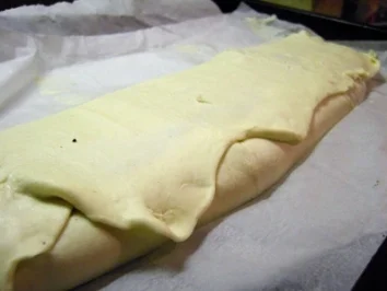 Mehlspeisen: Mohn-Apfel-Verstrudelung - Rezept