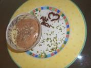 Toblerone-Mousse mit einem Hauch Weinbrand - Rezept