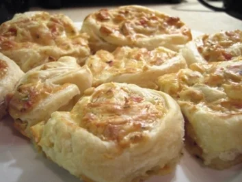 Pikantes Gebäck: Schinken-Schneckerl - Rezept