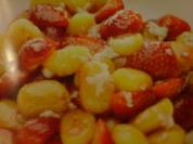 Süße Gnocchi mit Erdbeeren - Rezept