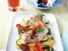 Steinbeißerfilet auf Möhrengemüse an Kartoffel Olivenpüree - Rezept