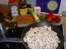 Sahnechampignons mit Paprika-Lauch .. - Rezept