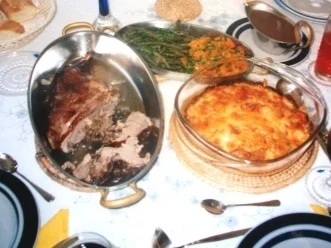 FLEISCH: Lammkeule aus dem Ofen - Rezept