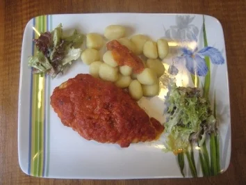 Überbackene Trutenbrust - Rezept