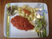 Überbackene Trutenbrust - Rezept