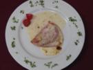 Mit Fetakäse gefüllte, original eingelegte Florina-Paprika an einer Sahnesoße - Rezept