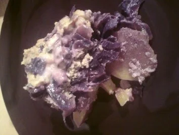 Rezept: Geschichtetes Rotkraut Geschichtetes Rotkraut - Rezept