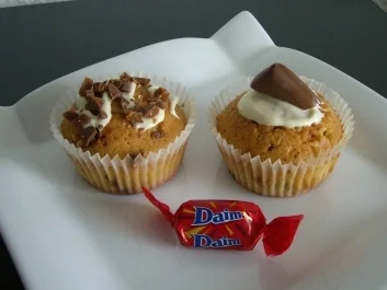 Daim-Eierlikör-Muffins - Rezept