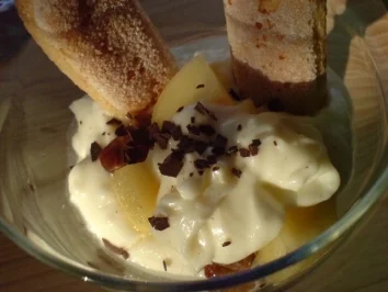 Apfel-Vanille-Schichtspeise - Rezept