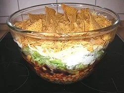 Mexikanischer Schichtsalat - Rezept