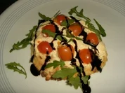 Kartoffelkloß-Fladen  mit Schafskäse - Rezept