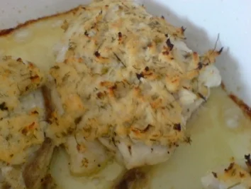 Rezept: Seelachs mit Meerrettichkruste Seelachs mit Meerrettichkruste - Rezept