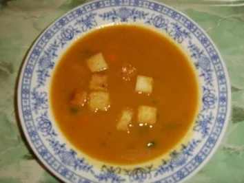 Gemüsecremsuppe - Gärtnerart - - Rezept