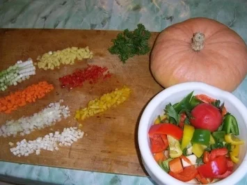 Gemüsecremsuppe - Gärtnerart - - Rezept