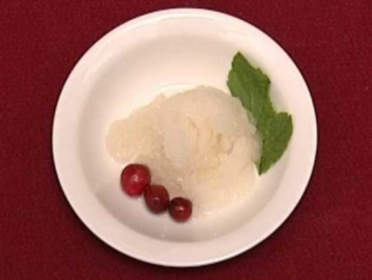 Champagnersorbet (Bernd Römer) - Rezept