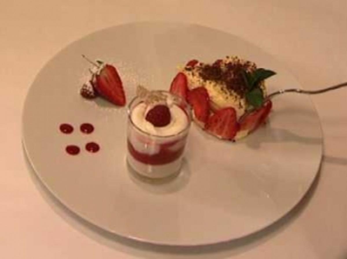 Bilder für Himbeer-Fool und Tiramisu (Pierre Geisensetter - Rezept