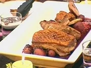 Entenbrust und Minibirnen mit Sternanissauce - Rezept