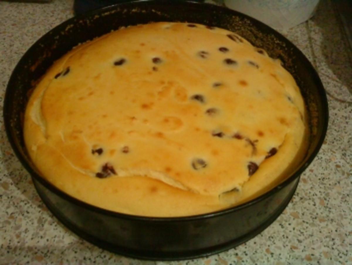 Käsekuchen mit Kirschen - Rezept