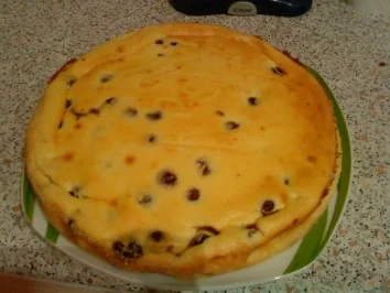 Käsekuchen mit Kirschen - Rezept