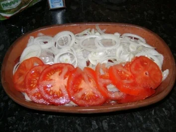 Tomatenfisch im Römertopf - Rezept