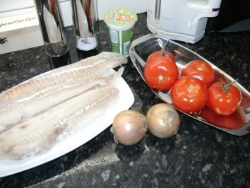Tomatenfisch im Römertopf - Rezept