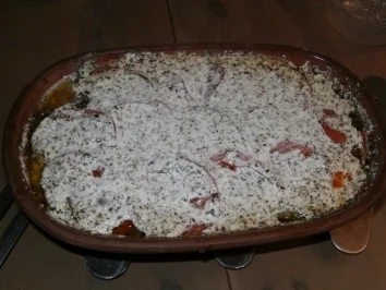 Tomatenfisch im Römertopf - Rezept