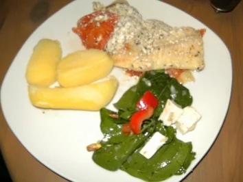 Tomatenfisch im Römertopf - Rezept