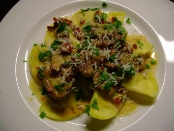 Pilze: Austernpilz Ragout  mit Frühlingszwiebeln - Rezept - Bild Nr. 3