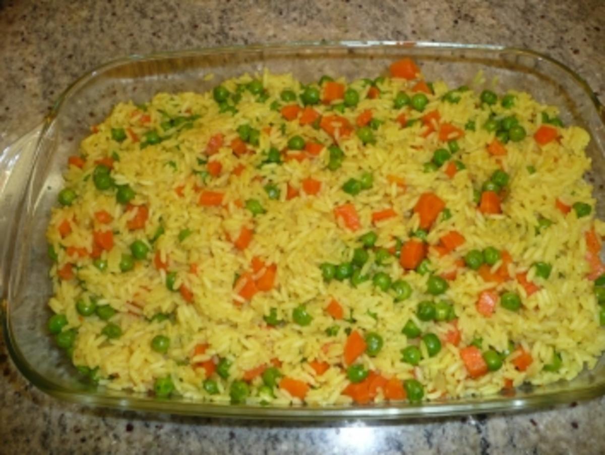 Reis- Gemüse-Auflauf - Rezept