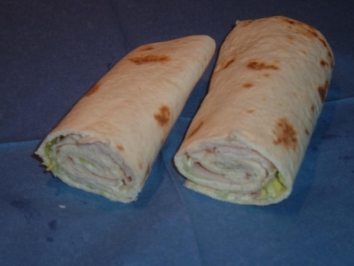 Wraps mit Putenfüllung - Rezept mit Bild - kochbar.de