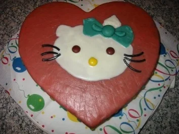 HELLO KITTY KUCHEN - Rezept