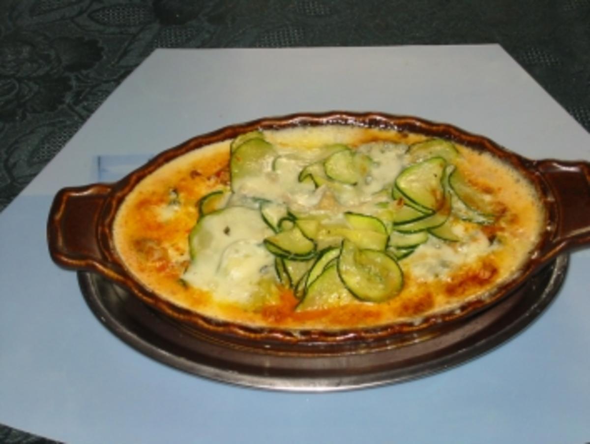 Schweinelendchen mit Zucchini und Gorgonzola - Rezept - kochbar.de