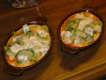 Rezept: Schweinelendchen mit Zucchini und Gorgonzola Schweinelendchen mit Zucchini und Gorgonzola - Rezept