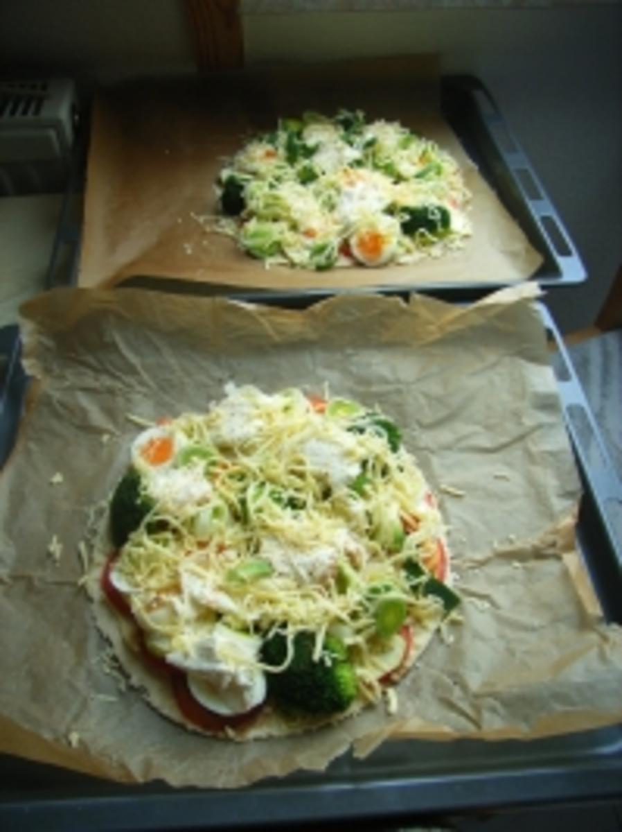 Pizza "Green Island" - Rezept