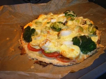 Pizza "Green Island" - Rezept