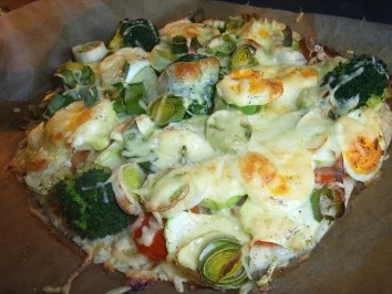 Pizza "Green Island" - Rezept