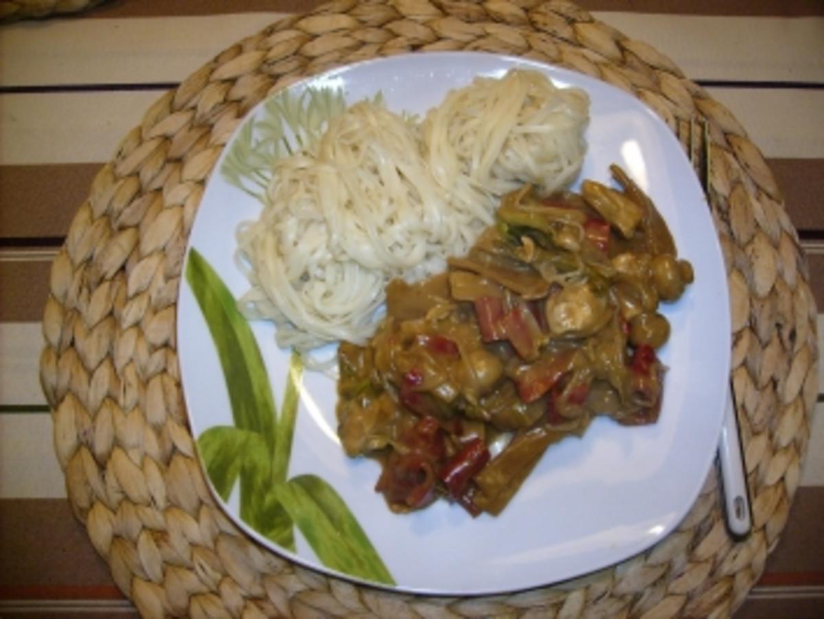 Thai Hünchen mit leichter Cocos Note - Rezept