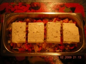 gebackener Feta a la Kukuluru - Rezept
