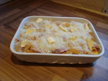 *Auflauf pikant - Nudelauflauf mit Forellen und Eiern - Rezept - Bild Nr. 2