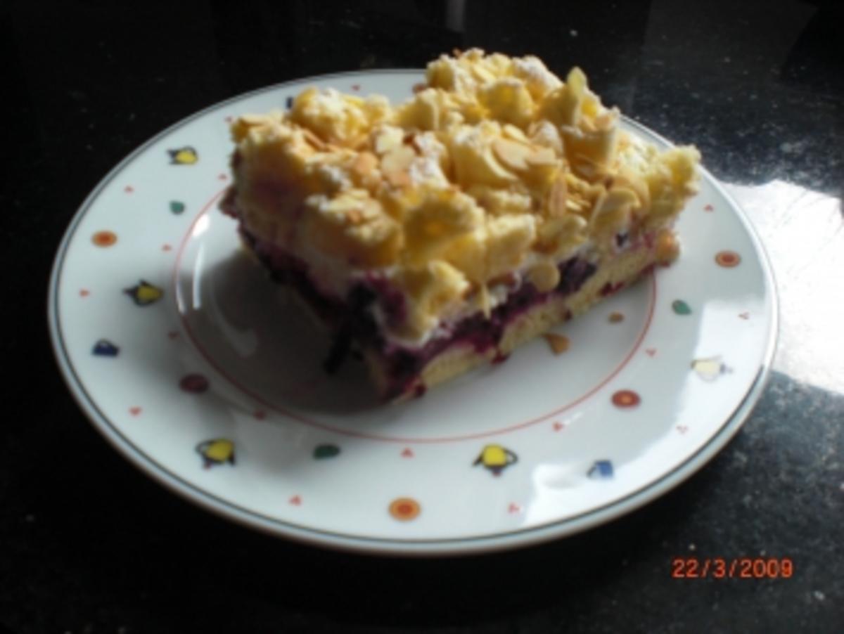 Erdbeer Flocken Schnitte - Rezept