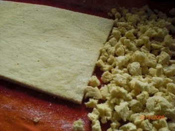 Erdbeer Flocken Schnitte - Rezept