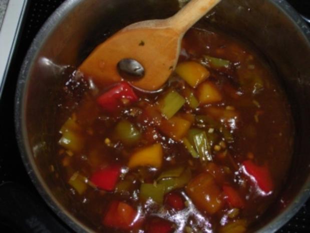 Chinesische Sauce süß-sauer