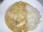 Huhn in Curry-Frischkäse-Sauce - Rezept