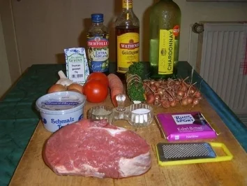 Katalanisches Rinderragout mit Schokolade - Rezept