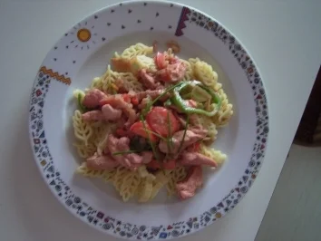 Rezept: Schnelles Tandoori -Geschnetzeltes Schnelles Tandoori -Geschnetzeltes - Rezept